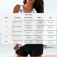 thumbnail image 3 of TaTaai High Stretch Women Split Printed Swimsuit V Neck Two Piece Bathing Suits Soft Quick Dry Beachwear Adjustable Straps Push Up Tops Summer Pool Party Gift, 3 of 5