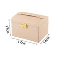 thumbnail image 2 of Creative Jewelry Storage Box Trinket Boxes Jewelry Storage Organizer Decorative Red, 2 of 9