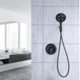 CCCCCAOLI Detachable Handheld Shower Head 6" Shower Faucet System