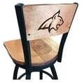 thumbnail image 3 of Holland Bar Stool  36 in. L038 - Black Wrinkle Montana State Swivel Bar Stool with Laser Engraved Back, 3 of 3