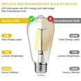 thumbnail image 3 of Vintage LED Edison Bulbs, 6W, Equivalent 60W, Non-, 3 of 5