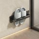 thumbnail image 1 of Estante para zapatillas de baño montado en la pared | Organizador de zapatos de plástico adhesivo | Estante de almacenamiento de zapatos que ahorra espacio | Colgante para puerta o pared | Diseño de, 1 of 6