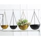 thumbnail image 2 of Indoor Decorative Hanging Planter Art Decor,Black Large+Gold Large, 2 of 3