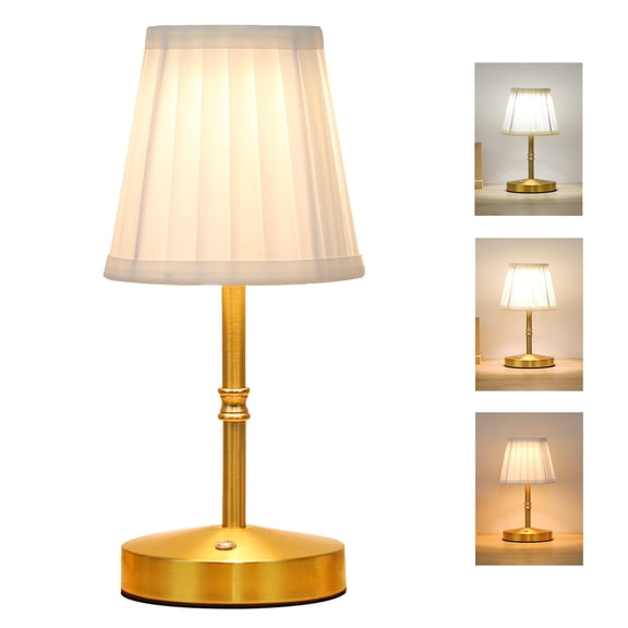 LOFTER-PRO Rechargeable Table Lamp, Wireless Cordless Touch Lamp, Stepless Dimmable LED Bedside Light, Night Light for Bedroom, Dining Room, Living Room, Office, Reading, Decor