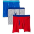 thumbnail image 2 of Boys' Hanes® 3 Pack Boxer Brief Underwear, Small, assorted colors, 2 of 2