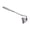 B, variant on All Steel Hardened Hollow Hoe, Lightweight Heavy Duty Garden Hoe for Digging Loosening Soil Weeding, Hand Gardening Tool with Wooden Handle for Vegetable Farm