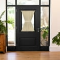 thumbnail image 3 of Kate Aurora Solid Colored Traditional Home Top & Bottom Rod Pocket French Door Curtain Panel With Tieback - Assorted Colors & Sizes, 3 of 4
