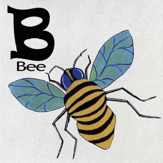 B - Bee Canvas Art
