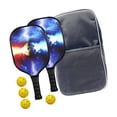 thumbnail image 3 of Premium Pickleball Paddles Set and Storage Bag Pickleball Rackets Ball Set with Colorful, 3 of 9