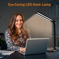 thumbnail image 2 of Lámparas de escritorio para oficina en casa: lámpara de escritorio LED con luz nocturna, lámpara de escritorio de oficina, puerto de carga USB, 5 modos de color, 5 niveles de brillo, tempori, 2 of 5