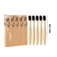 thumbnail image 3 of Eco-Friendly Bamboo Toothbrush Set, Biodegradable Wooden Toothbrush, Natural Soft Bristles, Sustainable Oral Care, Charcoal Infused, Adult Travel, Zero Waste, Plastic-Free, Eco Conscious, 5-Pack, 3 of 6