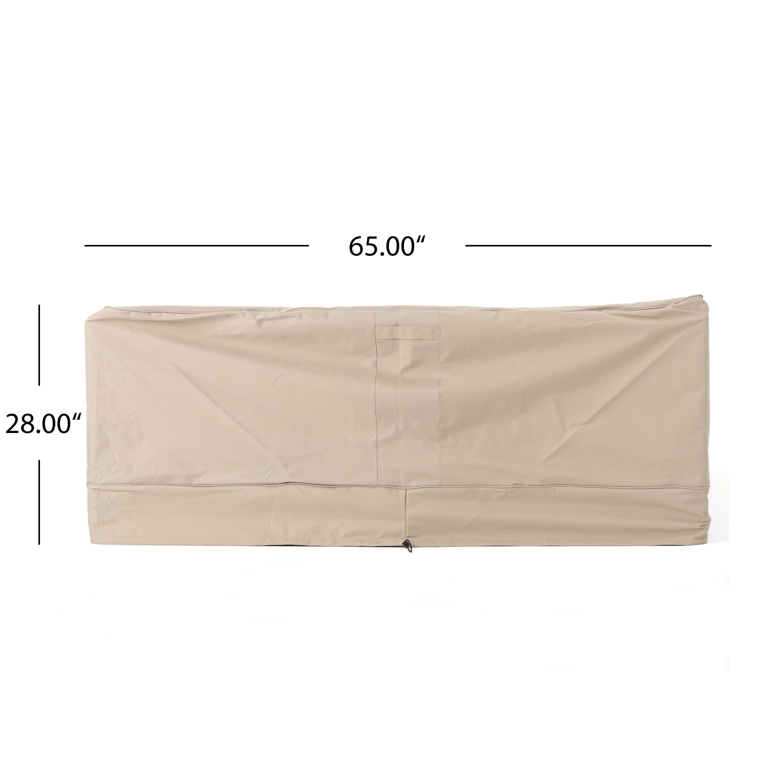 Outdoor Furniture Protective Cover, Waterproof Conversation Set Dust Cover for Patio Garden, Beige