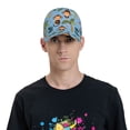 thumbnail image 5 of Kdxio Unisex Monkeys Swinging from Palms Pattern Baseball Cap Unisex Washed Classic Adjustable Hat, 5 of 7