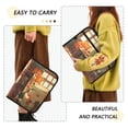 thumbnail image 4 of Organ Folder 14.2 x 0.8 x 10.6 Inches 13 Separate Pockets A4 Size Documents Folder A Sort Storage File Manager For The Home Office Cat Table Scene, 4 of 7