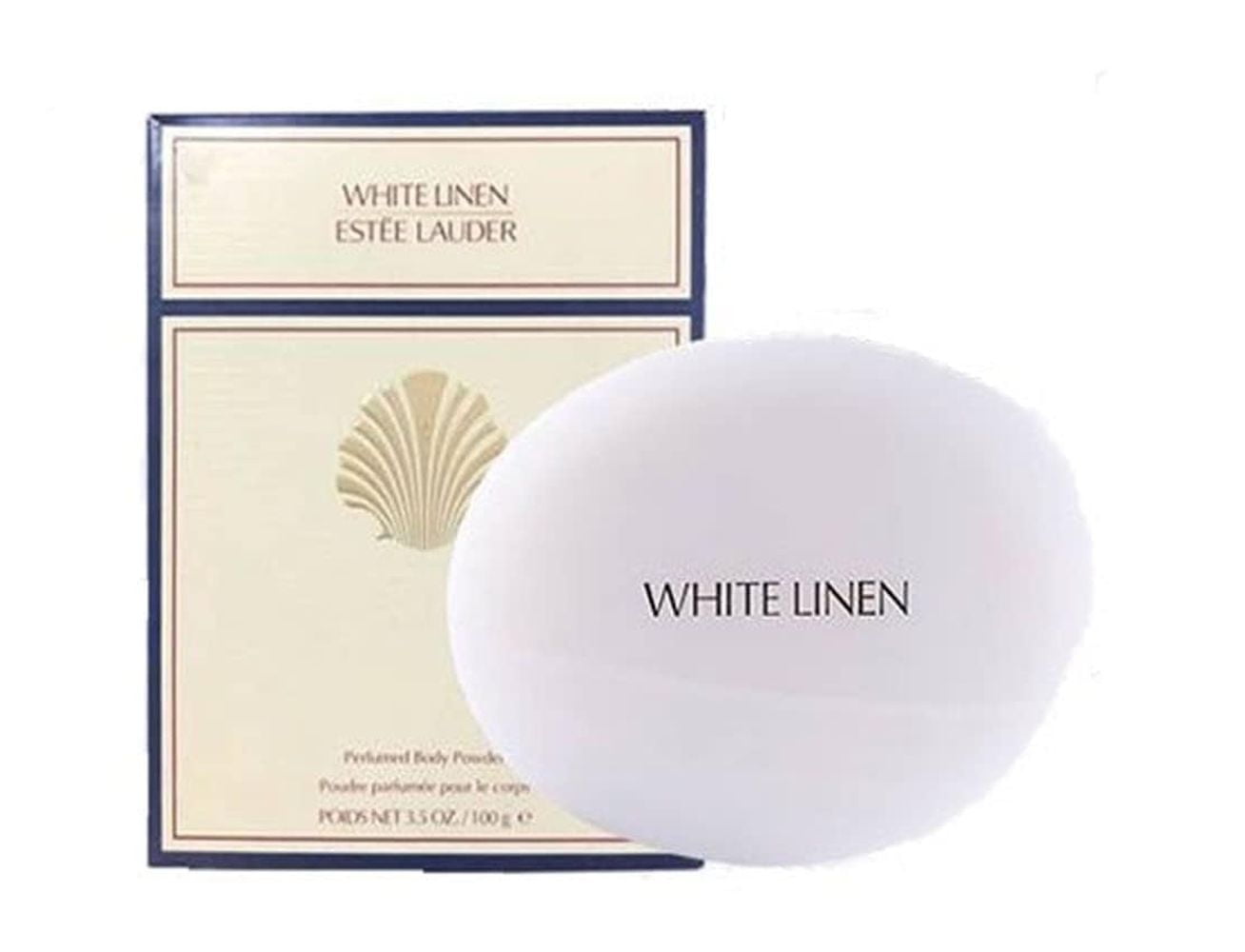 Estee Lauder White Linen Perfumed Body Powder for Women, 3.5 Oz