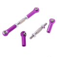 thumbnail image 3 of 2pcs Steer , Varilla De Suspensión Delantera , Para 1/10 RC HSP uck 94118, 94177, 94111, 94188, 94170, 94108, 94106, 94107, 94166 Púrpura Baoblaze Parte posterior delantera Servo Varillaje de la dirección, 3 of 6