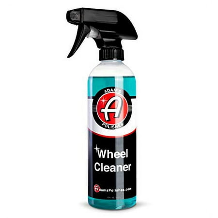Adam's Wheel Cleaner 16oz - Tough Wheel Cleaning Spray for Car Wash Detailing | Rim Cleaner & Brake Dust Remover | Safe On Chrome Clear Coated & Plasti Dipped Wheels | Use w/Wheel Brush