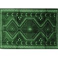 thumbnail image 1 of Ahgly Company Indoor Rectangle Persian Emerald Green Traditional Area Rugs, 8' x 12', 1 of 4