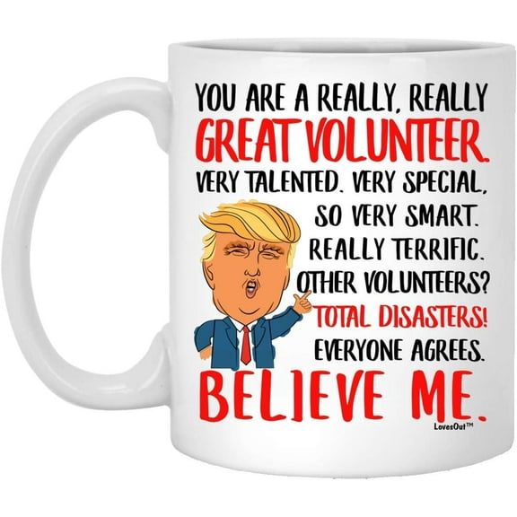 Great Volunteer Gifts For Birthday Ideas Funny Mugs For Coworkers Coffee Cup White 11oz Christmas 2022 Gifts