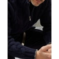 thumbnail image 3 of Men's Autumn Winter Casual Knitwear Long Sleeve Stand Collar Zip Up Sweater Coat, 3 of 5
