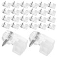 thumbnail image 4 of SKISUNO 50Pcs Glass Clips for Cabinet Door Mirror Retainer Clamp Easy Installation Transparent, 4 of 7