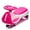 Rose Red, variant on 12V 2-in-1 Electric Wiggle Car for Kids Ages 3-8, Ride On Toy with Bluetooth, LED PU Wheels, Wide Foot Platform, 66 lbs, Deep Blue