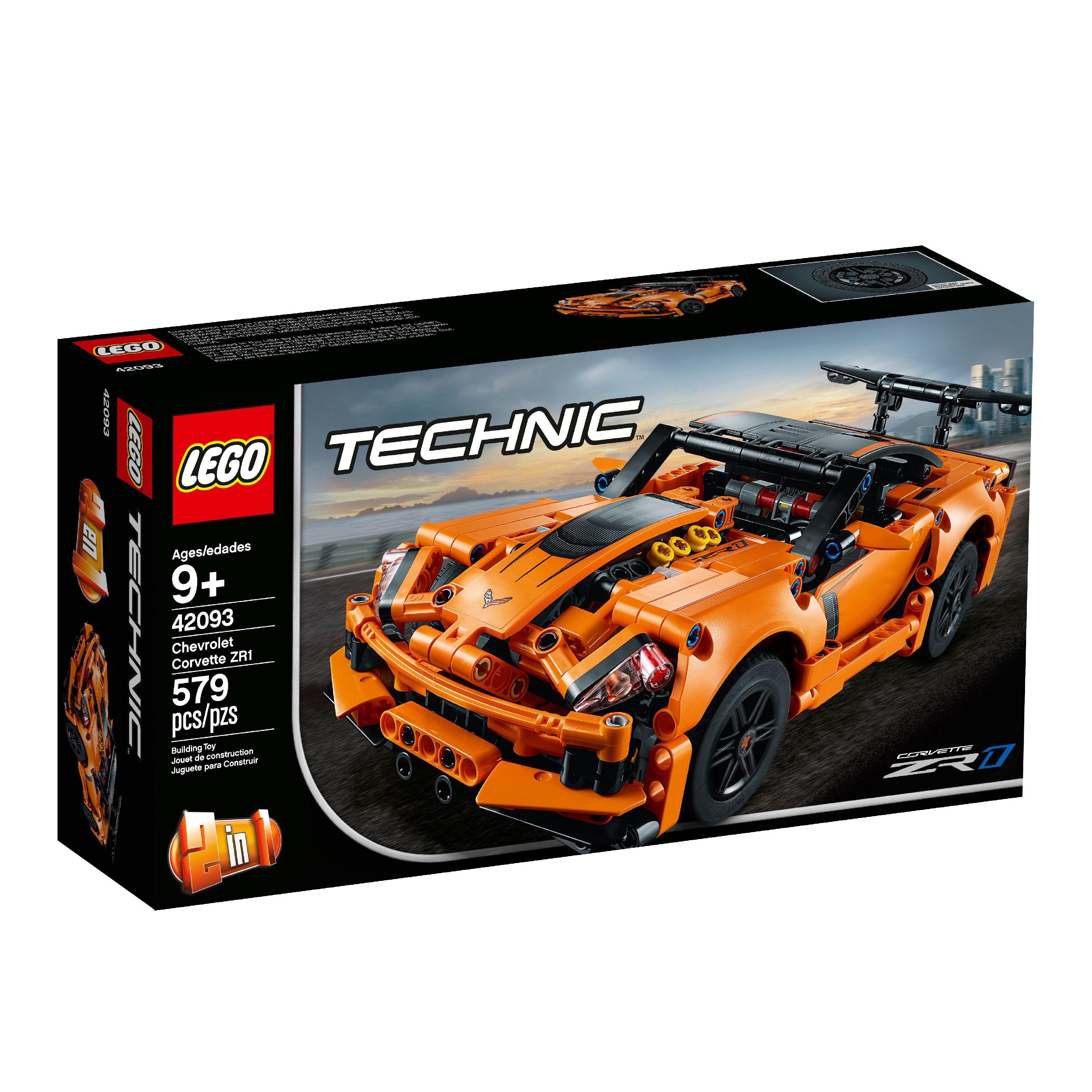 LEGO Technic Chevrolet Corvette ZR1 42093 Model Car Building Set - image 5 of 8
