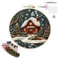 thumbnail image 2 of Halloween Decorations Indoor Outdoor - Christmas Embroidery Accessories - Christmas Embroidery Craft Kits ，Hand Christmas Diy Embroidery Patterns Stamped Kit, 2 of 7