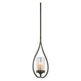 thumbnail image 4 of Kichler Lighting Laurel - One Light Mini Pendant, Shadow Bronze Finish with Clear Outer and Etched Inside Glass, 4 of 4