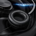 thumbnail image 3 of Wired Headphones with Microphone,Wired Headphones with Microphone and Volume Control Folding Lightweight Headset for Cellphones Tablets, 3 of 6