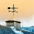 thumbnail image 2 of Exquisite Metal Weather Vane Ornament Weathervane with, 2 of 7