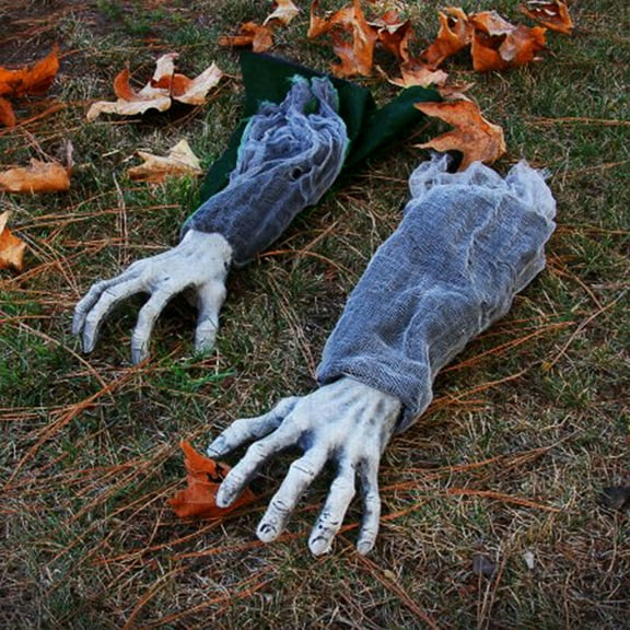 PRETXORVE Halloween Scary Scene Decoration Arm Sleeve Halloween Broken Hand Decoration Yard Halloween Party Supplies