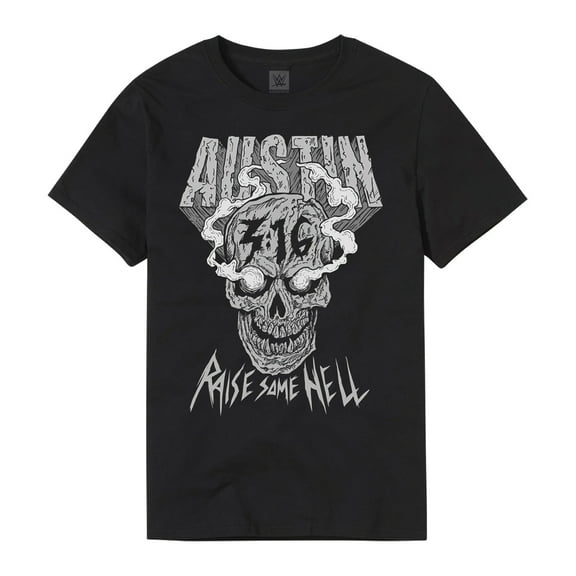 Men's Black "Stone Cold" Steve Austin Raise Some Hell T-Shirt
