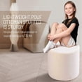 thumbnail image 4 of Soft Ottoman Pouf - Comfort Foam Foot Rest for Living Room, Desk, Couch -, 4 of 5