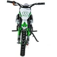 thumbnail image 6 of 49cc 2-Stroke Kids Dirt Bike | Gas Power Off-Road Mini Motocross | Front & Rear Disc Brakes, Automatic Transmission | 15-20 MPH, for Ages 13+, 220LBS Capacity (Green), 6 of 8