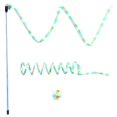 thumbnail image 1 of Jouets de Chat Interactif Coloré: 3PCS Chaton Printemps Jouet Chat Teaser Baguette Boule Jouet, 1 of 4