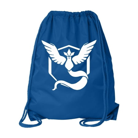 Pokemon Go Gym Team Mystic Blue Cinch Bag Drawstring Bag