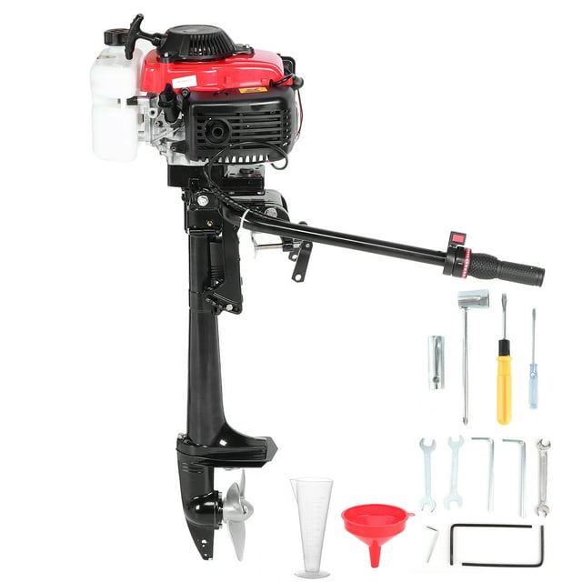 Accessory 4 Stroke 4HP Outboard Motor Engine Low Noise With Cooling System For Marine Boat Yachts