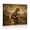 C, variant on XaaKee Canvas Wall Art Prints Humorous Surrealism Carnotaurus Classical Style Quirky Vintage Scene Inner Framed 1812Inch