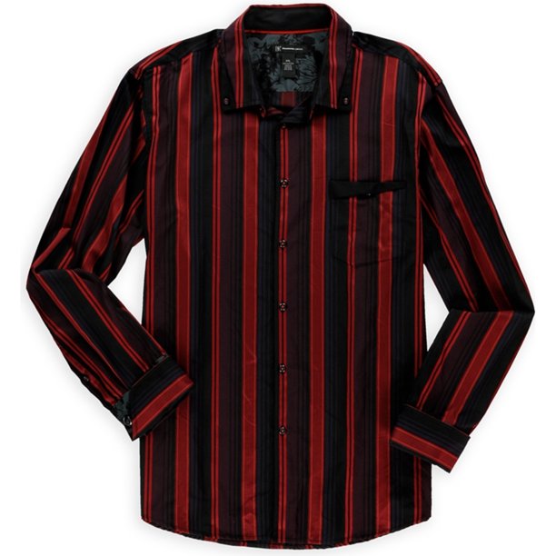 Camisa de vestir con Botones de Napoleón I-N-C roja XX-Large