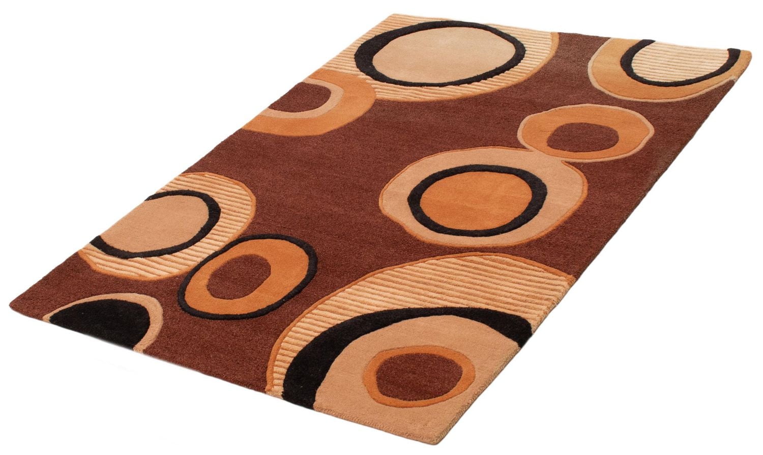 ECARPETGALLERY Timeless Dark Brown Rug 5'3" x 7'7"