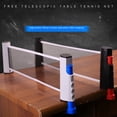 thumbnail image 2 of Wholesale 2M Adjustable Ping Pong Net Set with Portable Retractable Frame, Durable Multi-Sport Net Post for Competitions, Compact Color Box Packaging - Gray/Black Edition, 2 of 5