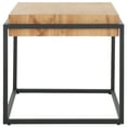 thumbnail image 5 of SAFAVIEH Edgefield Modern Square End Table, Natural/Black (21.3 in. W x 21.3 in. D x 19.7 in. H), 5 of 9