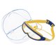 thumbnail image 1 of GOOHOCHY Gafas de natación para niños con montura grande, impermeables, antivaho y con tapón para los oídos (azules), 1 of 8