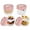 Pink, variant on iMounTEK 20oz Overnight Oat Containers with Lids and Spoons, 4pcs Dessert Cups for Yogurt Breakfast, Plastic Snack Oatmeal Jars, Pink