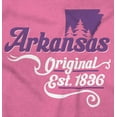 thumbnail image 2 of Arkansas AR Tree State Shape Filagree Women's Graphic T Shirt Tees Brisco Brands S, 2 of 6