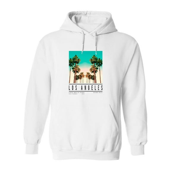The City Of Los Angeles Hoodie Men -Image by Shutterstock, Male Large