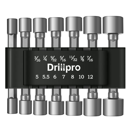 Craftsman Power Bits 14pcs/Set Power Nut Driver Drill Bit Set SAE Metric Socket Wrench Screw 1/4