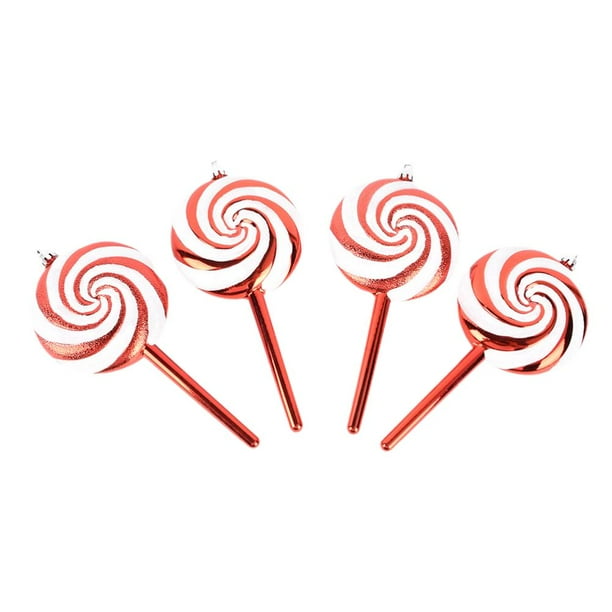 Y Blanco Decoraciones Navideñas Combinaciones Pequeñas Colgante De Árbol De Navidad De Bastón De Caramelo Rojo Y Blanco Para Fotografía Y Fiesta Eigraketly HA045221-03
