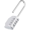 thumbnail image 4 of Rirool Pack of 2 Long Shackle Padlocks, Weatherproof Resettable 4-Digit Combination Locks for School, Gym, Employee Locker, Outdoor Fence, Silve, 4 of 9